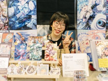 Artist Alley at ECCC